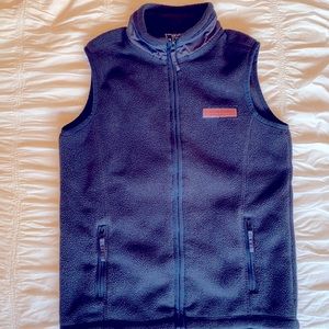 Vineyard Vines Boys Fleece Vest (Small 8-10)